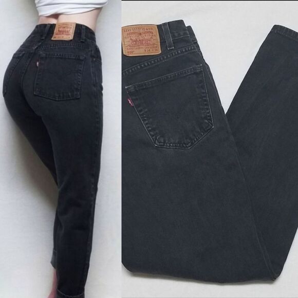 VINTAGE Black Levi's Jeans - Picture 1 of 12